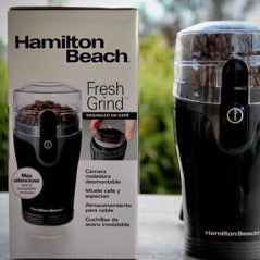 Molino para café eléctrico Hamilton Beach, con cámara extraíble